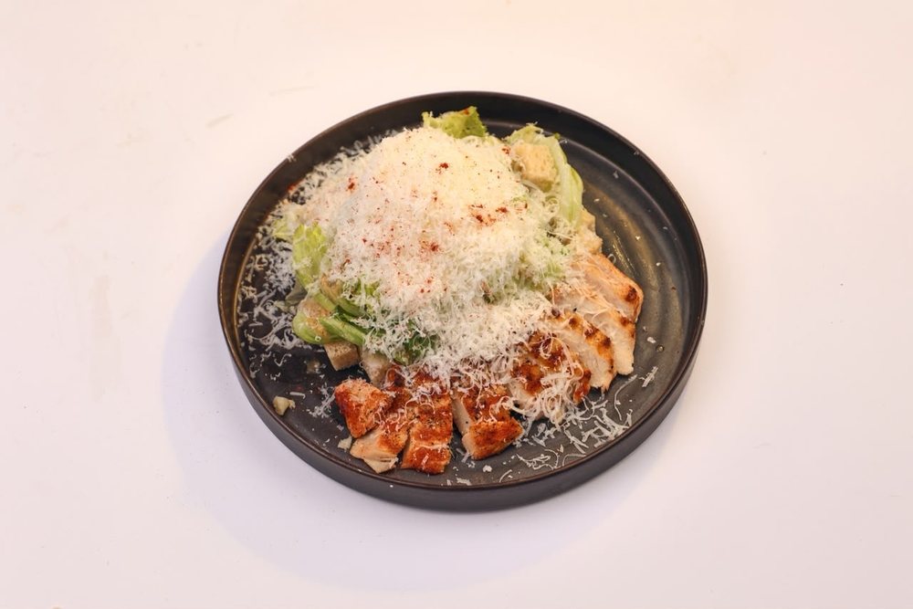 Classic Caesar salad with grilled chicken
