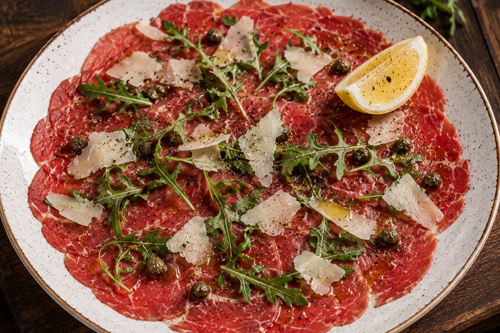 Beef carpaccio